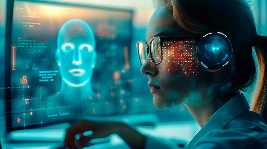 Agente IA atendiendo llamadas en un entorno de call center